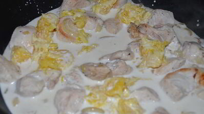 куриная грудка с апельсинами