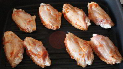 куриные крылышки в остром томатно-яблочном маринаде