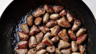 куриные сердечки в восточном стиле