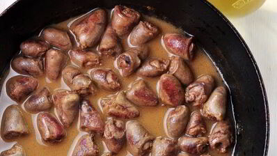 куриные сердечки в восточном стиле