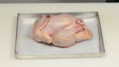 курица, фаршированная крупой