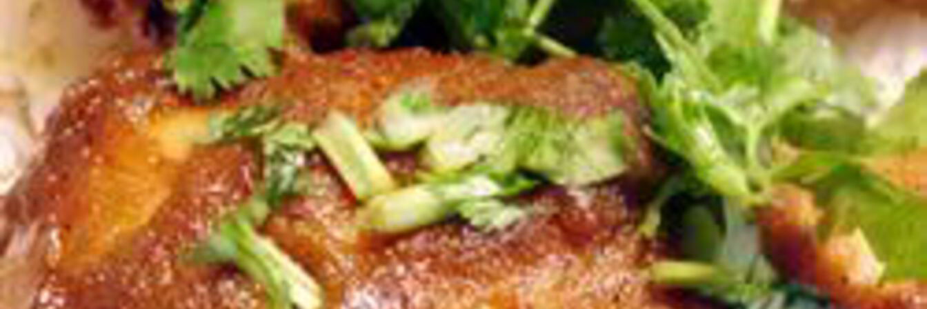 Курица с карри, медом и горчицей