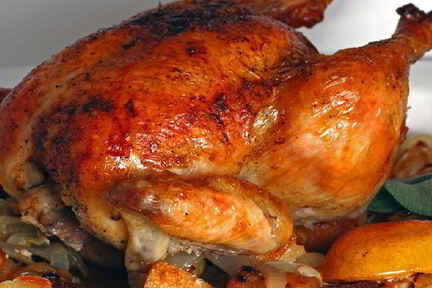 Курица в мультиварке целиком