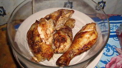 курица в винном соусе с шампиньонами