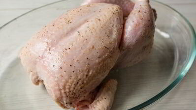 курица, запеченная с овощами