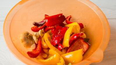 курица, запеченная с овощами