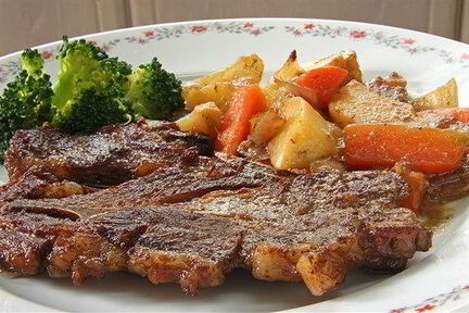 Маринованная баранина в травах