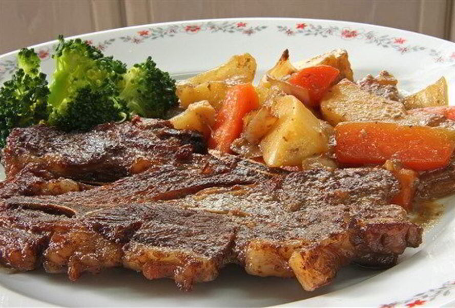 Маринованная баранина в травах