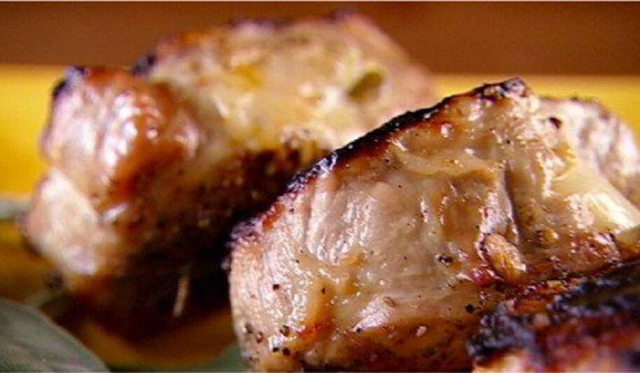 Рецепт свиного кальцоне на гриле