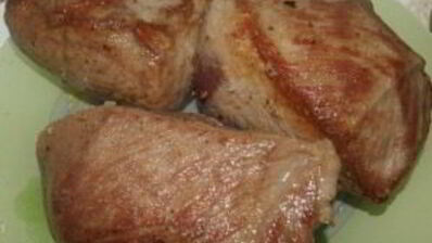 тушеная телятина с подливкой