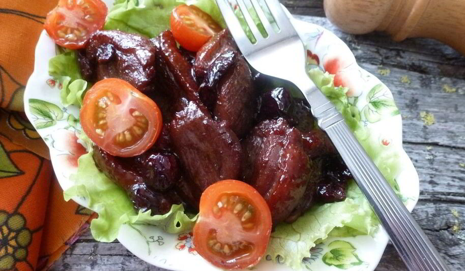 Рецепт утиной грудки с вишней