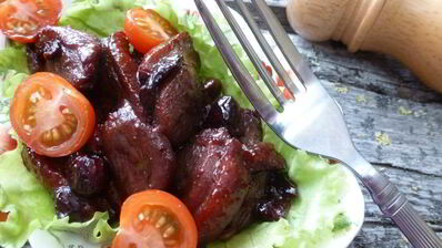 утиная грудка c вишней