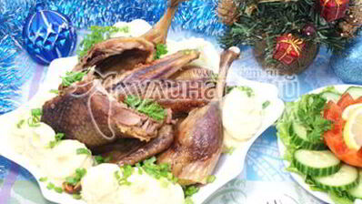 утка запеченная в рукаве