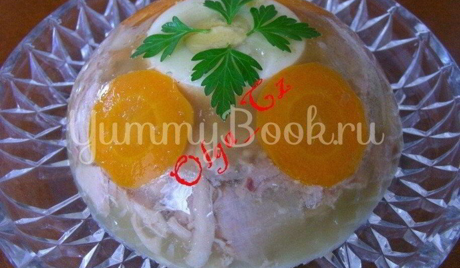 Рецепт заливной рульки из индюшатины