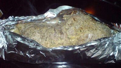 запеченная свиная грудинка