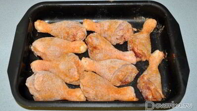 запеченные ножки с аппетитной корочкой