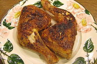 Жареные окорочкa