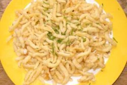 Немецкая домашняя лапша с сыром