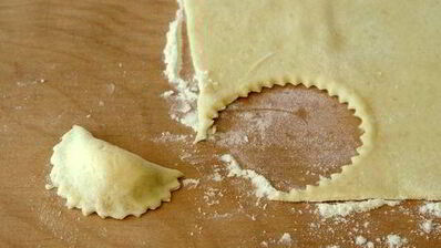 ньокки с начинкой из моцареллы