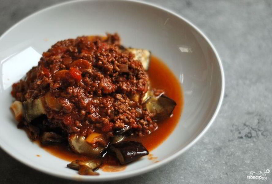 Баклажаны по-турецки с мясом