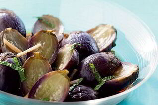 Баклажаны с мятой