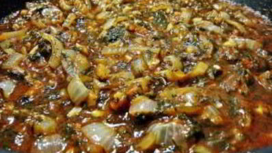 баклажаны в казане с курицей