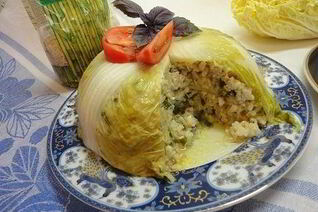 Фаршированная капуста по-французски