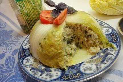 Фаршированная капуста по-французски