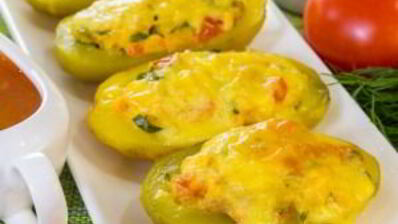 фаршированный картофель