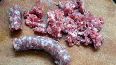 фаршированный лук с яичным желтком