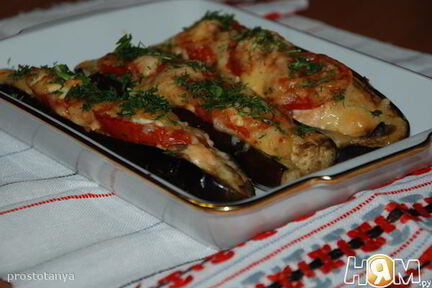 Фаршированные баклажаны