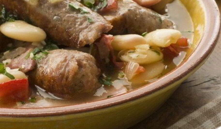 Рецепт фасоли с кровяной колбасой