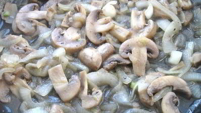 кабачки, фаршированные грибами