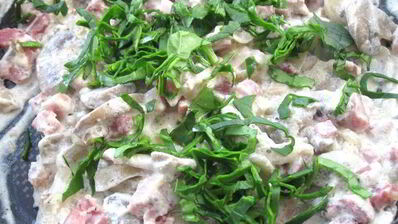 кабачки, фаршированные грибами