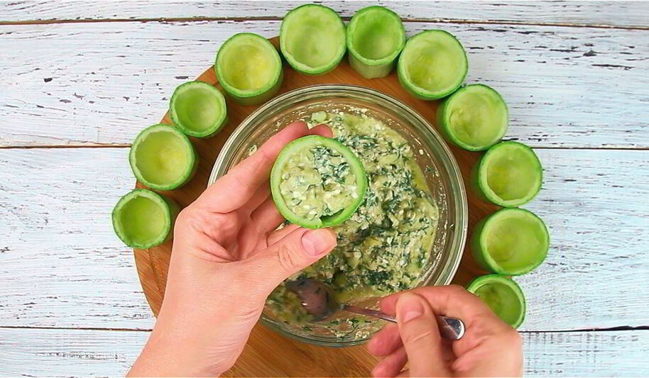 Рецепт кабачков с брынзой