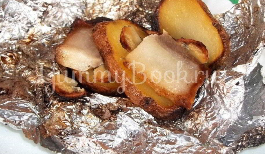 Рецепт картофеля, запеченного на углях