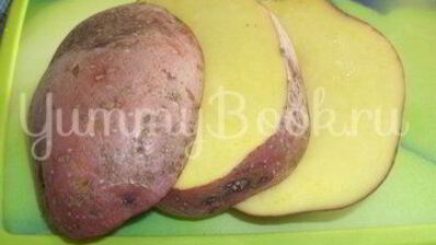 картофель, запеченный на углях