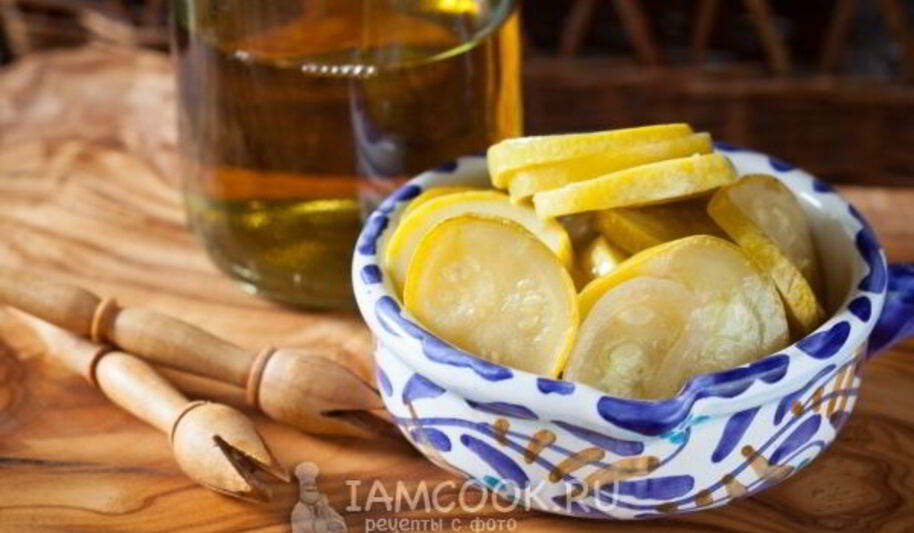 Рецепт кисла-сладких кабачков