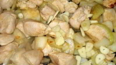 лобио из фасоли с курицей