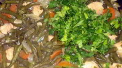 лобио из фасоли с курицей