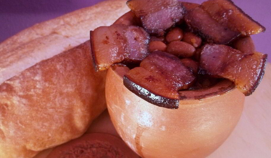 Рецепт лобио с салом