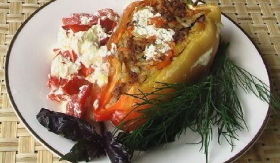 Рецепт перцев с фаршем в духовке