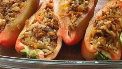 перцы с фаршем в духовке