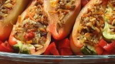 перцы с фаршем в духовке