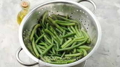 стручковая фасоль с беконом