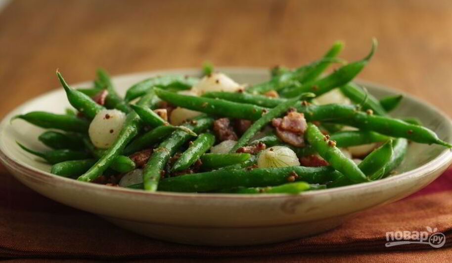 Рецепт стручковой фасоли