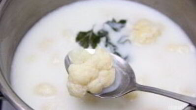 цветная капуста на молоке