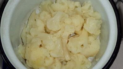 цветная капуста в духовке с яйцом