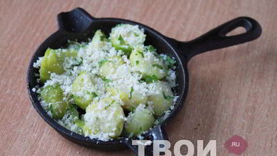 запеченная брюссельская капуста