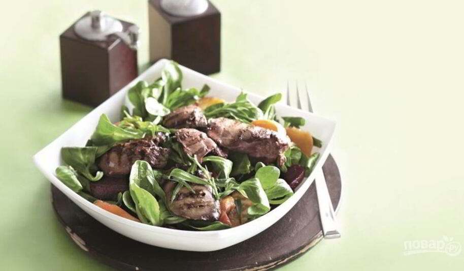 Рецепт красной свеклы с репой и печенью